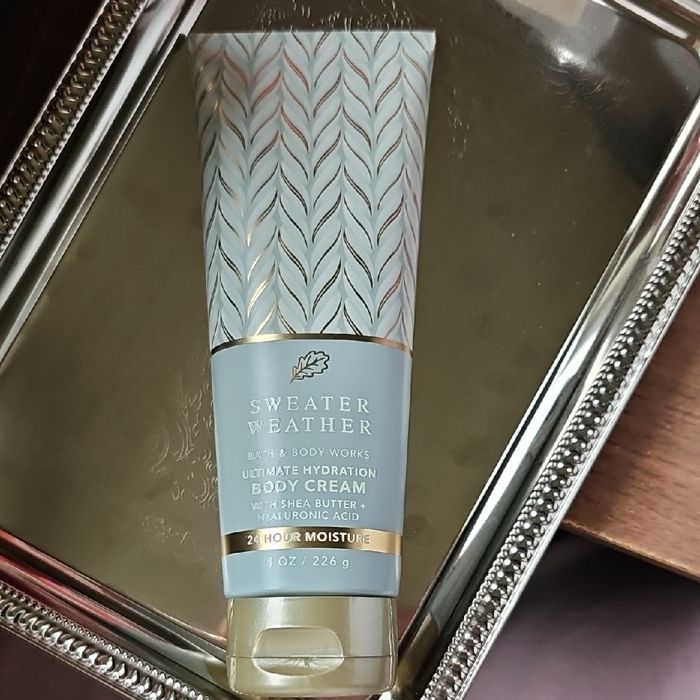 New Bath & Body Works Sweater Weather Ultimate Hydration Body Cream Shea Butter